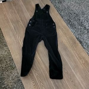 Velvet overalls